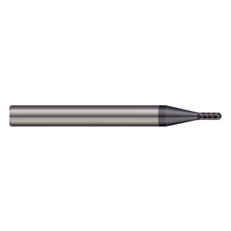 Harvey Tool End Mill for Hardened Steels - Ball, 0.0930" (3/32) 843493-C6